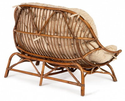 Софа VENICE / с подушкой / 132x105x90 см, coco brown (коричневый кокос), подушка ткань Старт фото Софа VENICE / с подушкой / 132x105x90 см, coco brown (коричневый кокос), подушка ткань Старт. Фото