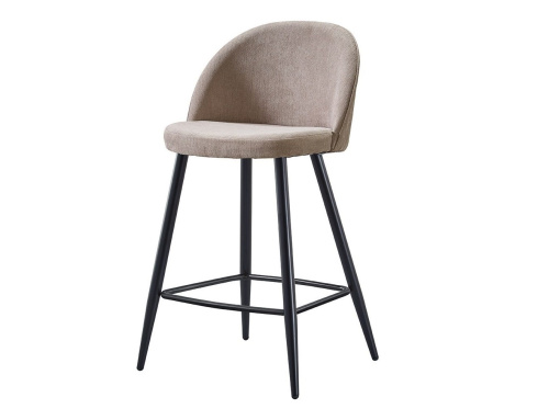 Стул полубарный ESF 373B-2 бежевый/черный. Фото №3