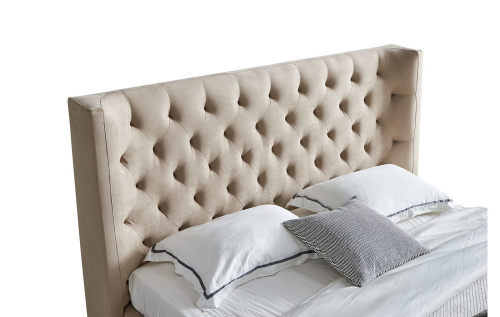 Кровать 1726 BEIGE бежевая. Фото №10