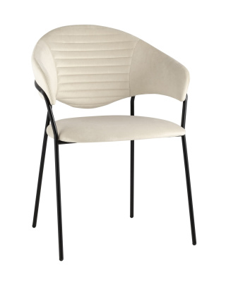 Стул Алексис велюр бежевый фото Стул Алексис велюр бежевый. Фото №2