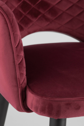 Стул Венера диамант велюр бордовый. Фото №10