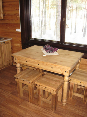 Стол обеденный Викинг GL-05 (6 типоразмеров) фото Стол обеденный Викинг GL-05 (6 типоразмеров). Фото №3