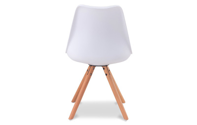 Стул PW072Y белый/бук фото Стул PW072Y белый/бук. Фото №5