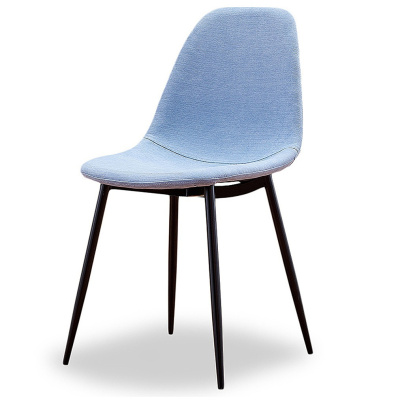 Стул DC350 голубой/черный. Фото