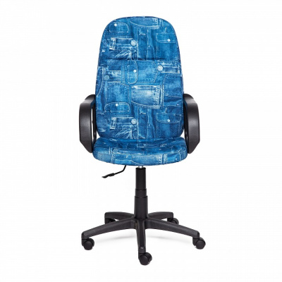 Компьютерное кресло LEADER ткань, принт Джинса фото Компьютерное кресло LEADER ткань, принт Джинса. Фото №2