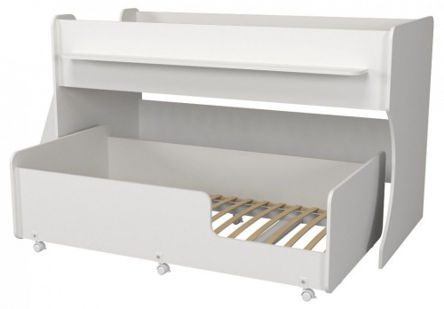 Кровать двухъярусная Р444, белый. Фото №3