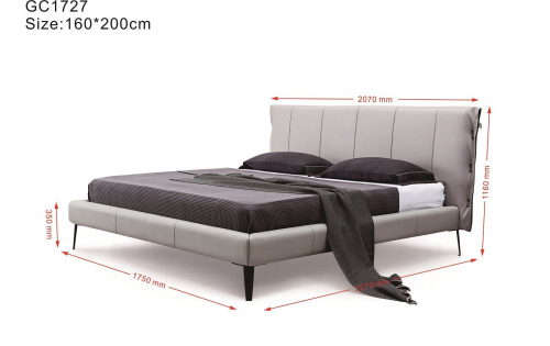 Кровать 1727 коричневая. Фото №16