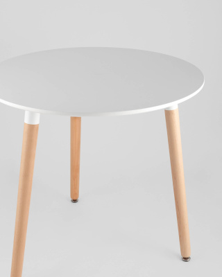 Стол DST круглый белый. Фото