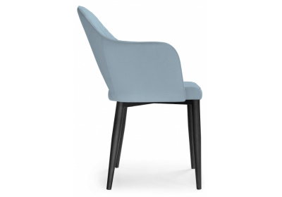 Стул Vener light blue / black фото Стул Vener light blue / black. Фото №3