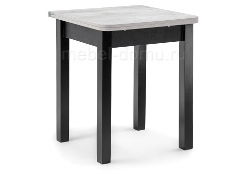 Стол Энлей 60 метрополитан грей / черный. Фото №1