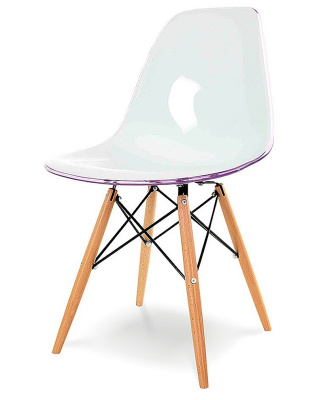 Стул ESF DC231A фиолетовый/белый фото Стул ESF DC231A фиолетовый/белый. Фото №3