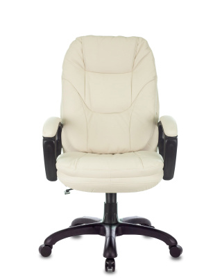 Кресло руководителя Бюрократ CH-868N слоновая кость OR-10 эко.кожа крестовина пластик. Фото №4