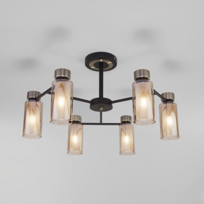 Потолочная люстра Eurosvet Amado 70115/6 черный фото Потолочная люстра Eurosvet Amado 70115/6 черный. Фото №2