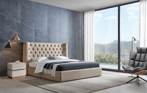 Кровать 1726 BEIGE бежевая. Фото №7