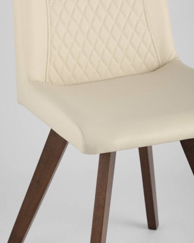 Стул MARTA PU бежевый 4 шт.. Фото №9