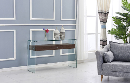 Консоль F-GW709 прозрачный/коричневый. Фото №13