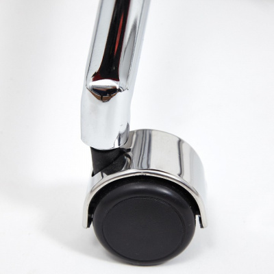 Кресло MODENA хром флок , оранжевый, 18. Фото