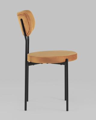 Стул Барбара велюр терракотовый. Фото