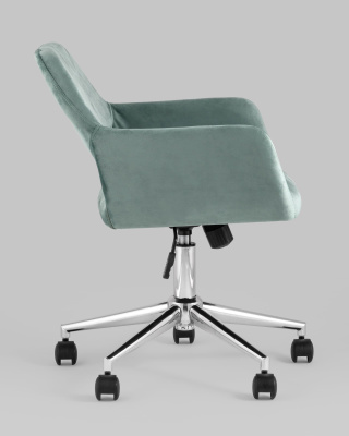 Кресло офисное Ross велюр морской. Фото