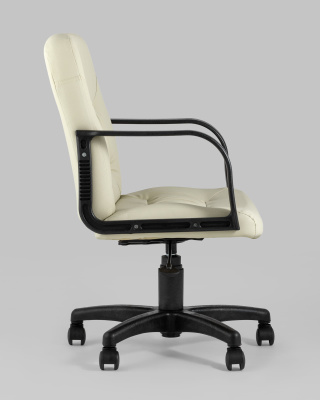 Кресло офисное Марк экокожа кремовый. Фото