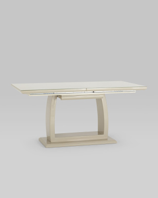 Стол обеденный Орлеан раскладной 160-215*90 бежевый. Фото