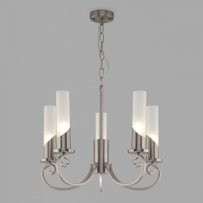 Подвесная люстра Eurosvet Banci 60117/5 никель. Фото №2