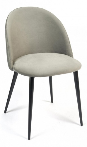 Стул MONRO (mod. 710) ткань/металл, 56х51х80 см, высота до сиденья 47 см, серый barkhat 26/черный (поставляется по 4 шт). Фото №1