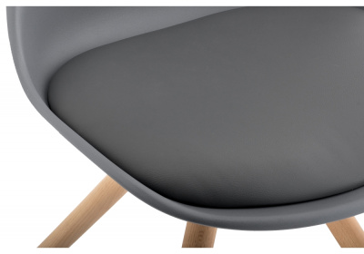 Стул деревянный Bonito серый. Фото