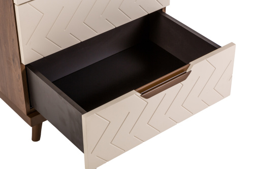 Комод с 5 ящиками Сканди Бежевый. Фото №7