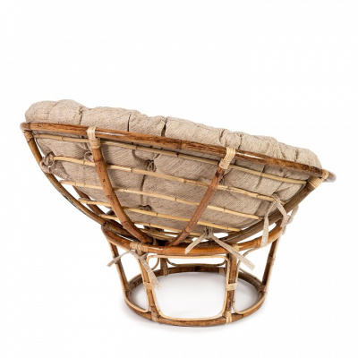 Кресло PAPASAN ECO SKIN / с подушкой / Natural (натуральный), ткань Старт фото Кресло PAPASAN ECO SKIN / с подушкой / Natural (натуральный), ткань Старт. Фото №2