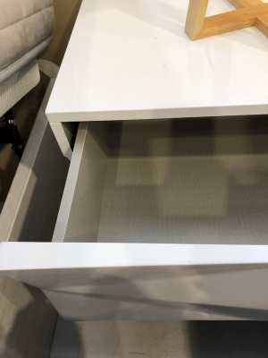 Тумба прикроватная М-153 белая фото Тумба прикроватная М-153 белая. Фото №4