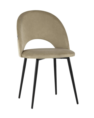 Стул Меган велюр капучино. Фото №1