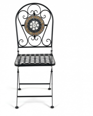 Стул Secret de Maison VICENZA (mod. PL08-7451RV) металл, 36*35*91 см, черный /плитка калейдоскоп (поставляется по 2 шт) фото Стул Secret de Maison VICENZA (mod. PL08-7451RV) металл, 36*35*91 см, черный /плитка калейдоскоп (поставляется по 2 шт). Фото №2