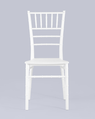 Стул Chiavari (Кьявари) пластик белый. Фото №5