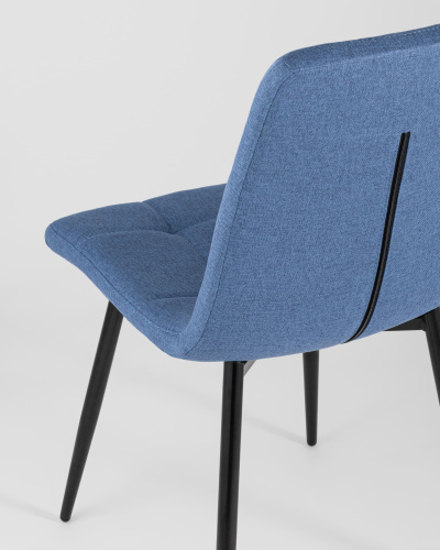 Стул Вольт рогожка синий. Фото №8