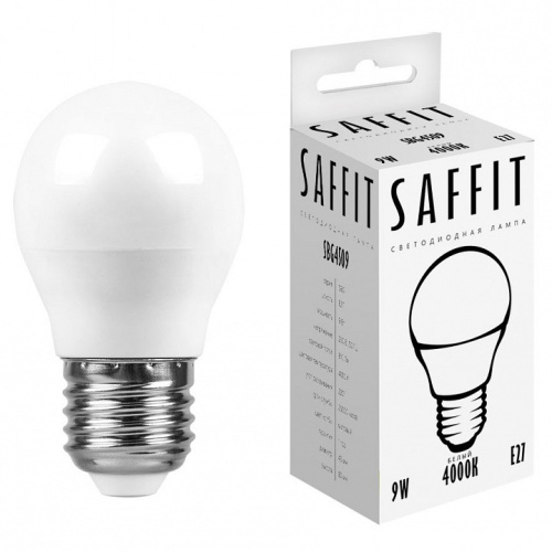 Лампа светодиодная Feron SBG4509 E27 9Вт 4000K 55083. Фото №1