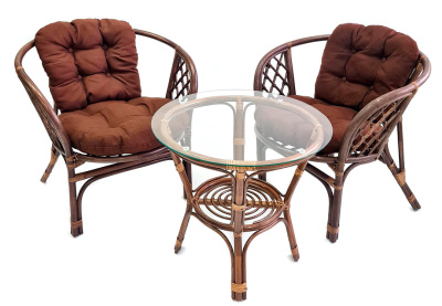 Комплект Багама дуэт с коричневыми подушками фото Комплект Багама дуэт с коричневыми подушками. Фото №2