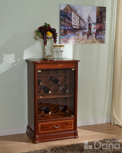 Мини-бар (стойка для вина) №714 пекан. Фото №1