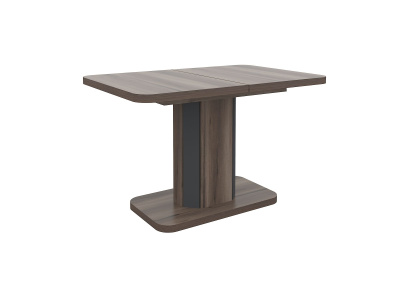 Стол раскладной А56 120/160x80 см вяз каменный/графит фото Стол раскладной А56 120/160x80 см вяз каменный/графит. Фото №3