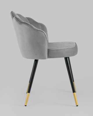 Стул Камилла велюр серый. Фото №4