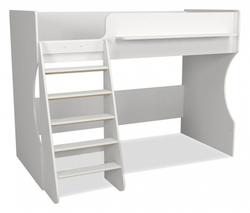 Кровать-чердак Р432, белый. Фото №1