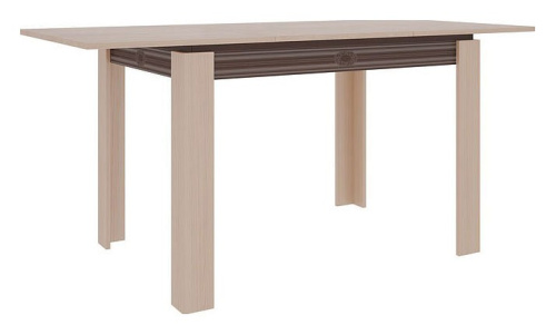 Гермес 1 Стол обеденный Дуб млечный/венге. Фото №2