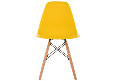 Стул деревянный Eames PC-015 желтый. Фото №3