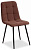 Стул CHILLY MAX  Велюр/металл , 45 х 59 х 88 см , коричневый 09/черный  (поставляется по 2 шт)