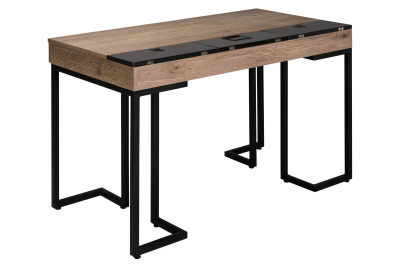 Стол рабочий лофт дуб табак графит . Фото